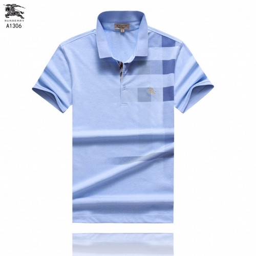 [버버리]Burberry 2020 Mens Logo Cotton Short Sleeved Polo Tshirts - 버버리 2020 남성 로고 코튼 폴로 반팔티 Bur02994x.Size(m - 3xl).블루