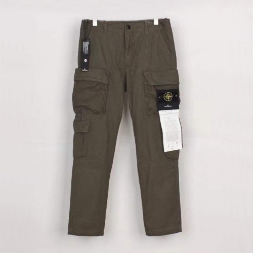 Stone Island 2020 Mens Logo Casual Cotton Pants - 스톤아일랜드 2020 남성 로고 캐쥬얼 코튼 팬츠 Sto0267x.Size(30  - 36).카키