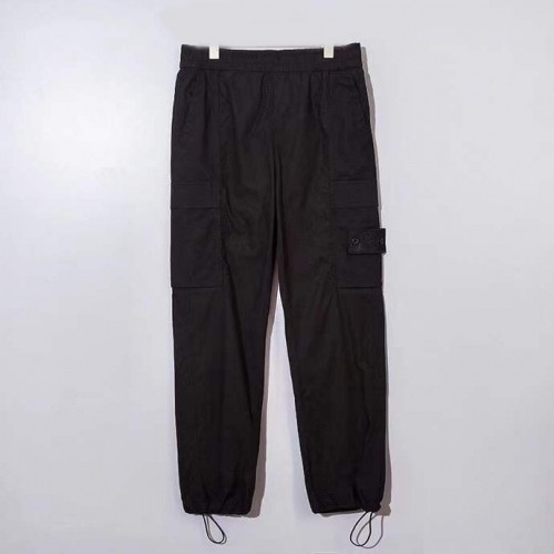Stone Island 2020 Mens Logo Casual Cotton Pants - 스톤아일랜드 2020 남성 로고 캐쥬얼 코튼 팬츠 Sto0268x.Size(m - 2xl).블랙