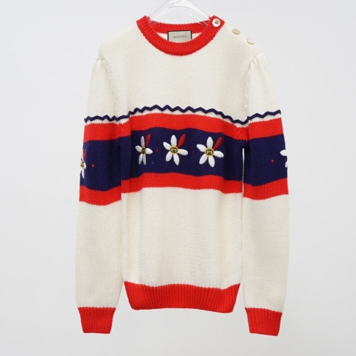 Gucci 2020 Mm/Wm Casual Crew-neck Wool Sweaters - 구찌 2020 남/녀 캐쥬얼 크루넥 울 스웨터 Guc03045x.Size(s - l).아이보리