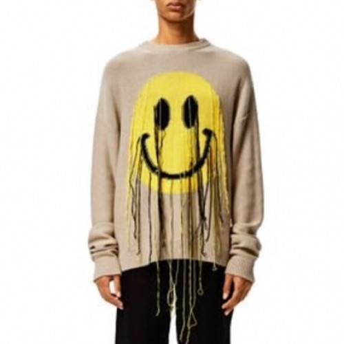 Loewe 2020 Mm/Wm Logo Crew-neck Wool Sweaters - 로에베 2020 남/녀 로고 크루넥 울 스웨터 Loe0298x.Size(xs - l).카멜