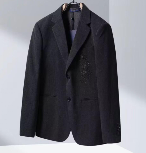 [루이비통]Louis vuitton 2023 Mens Logo Suit Jackets - 루이비통 2023 남성 로고 슈트 자켓 Lou02264x.Size(48 - 56).블랙