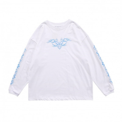 [베트멍]Vetements 2020 Mm/Wm Printing Logo Cotton Short Sleeved Tshirts - 베트멍 2020 남/녀 프린팅 로고 코튼 긴팔티 Vet0096x.Size(s - l).화이트