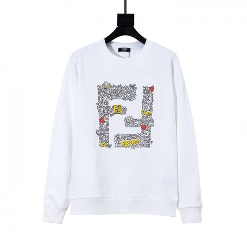 [펜디]Fendi 2020 Mens Logo Crew-neck Cotton Tshirts - 펜디 2020 남성 몬스터 크루넥 코튼 긴팔티 Fen0822x.Size(xs - l).화이트