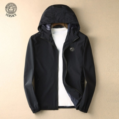 [베르사체]Versace 2020 Mens Medusa Casual Jackets - 베르사체 2019 남성 메두사 캐쥬얼 방풍 자켓 Ver0714x.Size(l - 4xl).블랙