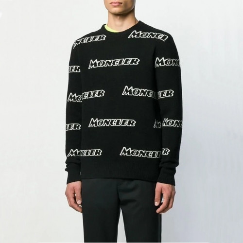 Moncler 2020 Mens Retro Logo Crew-neck Sweaters - 몽클레어 2020 남성 레트로 로고 크루넥 스웨터 Moc01856x.Size(m - 3xl).블랙