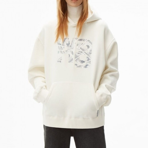 [매장판]Alexsander Wang 2020 Mm/Wm Logo Cotton Hoodie - 알렉산더왕 2020 남/녀 로고 코튼 후드티 Alw0145x.Size(xs - l).아이보리