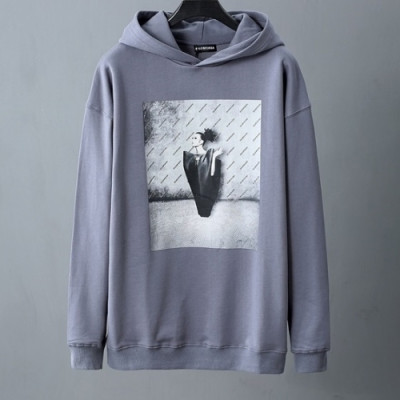 [발렌시아가]Balenciaga 2020 Mm/Wm Logo Cotton Oversize Hoodie - 발렌시아가 2020 남/녀 로고 코튼 오버사이즈 후디 Bal0791x.Size(xs - l).그레이
