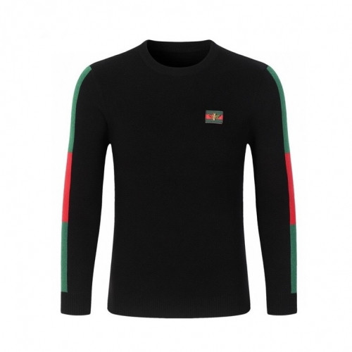 Gucci 2020 Mens Logo Crew-neck Wool Sweaters - 구찌 2020 남성 로고 코튼 크루넥 울 스웨터 Guc03091x.Size(l - 4xl).블랙
