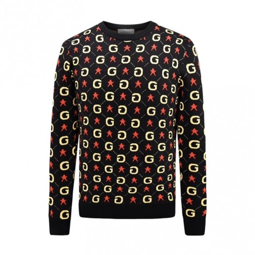 Gucci 2020 Mens Logo Crew-neck Wool Sweaters - 구찌 2020 남성 로고 코튼 크루넥 울 스웨터 Guc03121x.Size(m - 2xl).블랙