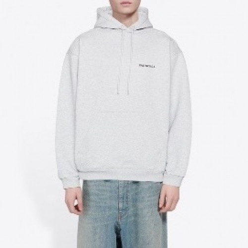 [발렌시아가]Balenciaga 2020 Mm/Wm Logo Cotton Oversize Hoodie - 발렌시아가 2020 남/녀 로고 코튼 오버사이즈 후디 Bal0827x.Size(xs - l).연그레이