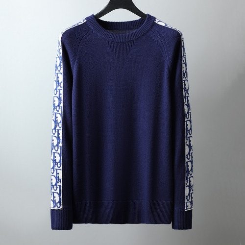 Dior 2020 Mens Retro Logo Crew-neck Sweaters - 디올 2020 남성 레트로 로고 크루넥 스웨터 Dio0890x.Size(m - 2xl).네이비