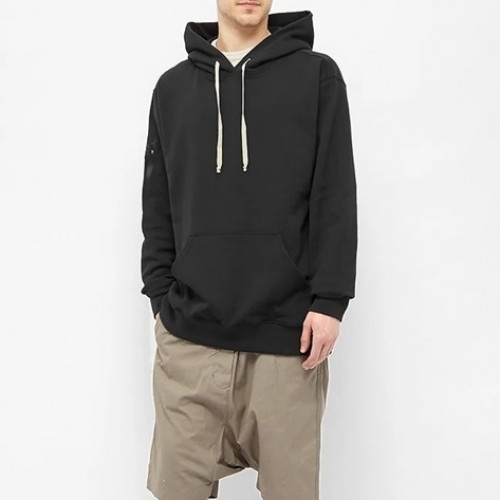 Rick Owens Mens Logo Cotton Zip-up Hooded - 릭오웬스 남성 로고 코튼 집업 후드티 Ric0074x