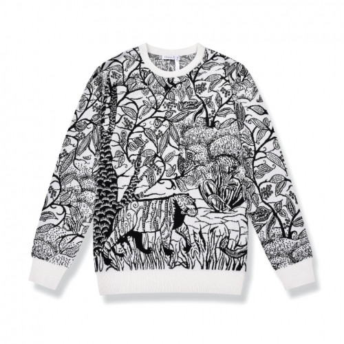 Dior 2020 Mens Retro Logo Crew-neck Sweaters - 디올 2020 남성 레트로 로고 크루넥 스웨터 Dio0891x.Size(s - xl).블랙