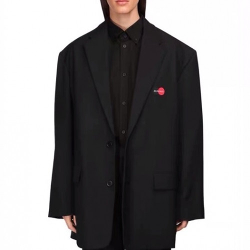 [발렌시아가]Balenciaga 2020 Mm/Wm Logo Cotton Suit Jackets - 발렌시아가 2020 남자 로고 코튼 슈트 재킷 Bal0839x.Size(s - l).블랙
