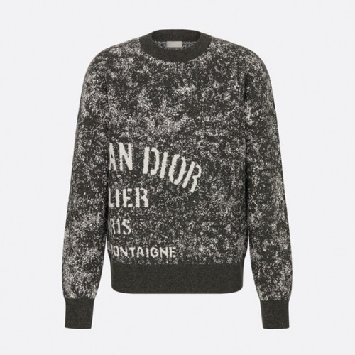 Dior 2020 Mens Retro Logo Crew-neck Sweaters - 디올 2020 남성 레트로 로고 크루넥 스웨터 Dio0915x.Size(xs - xl).블랙