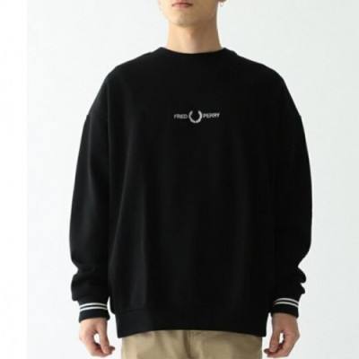 Fredperry 2020 Mens Logo Casual Cotton Tshirts - 프레드페리 2020 남성 로고 코튼 라운드티 Fre0028x.Size(s - xl).블랙