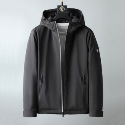 [프라다]Prada 2020 Mens Logo Casual Down Jackets - 프라다 2020 남성 로고 캐쥬얼 다운 자켓 Pra01177x.Size(m - 3xl).블랙