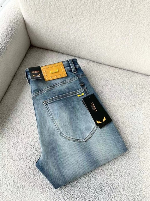 [펜디]Fendi 2023 Mens Casual Initial Logo Casual Pants - 펜디 2023 남성 캐쥬얼 이니셜 로고 캐쥬얼  팬츠 Fen0871x.Size(29 - 38).블루