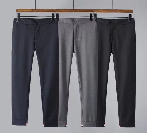 [톰브라운]Thom Browne 2023 Mens Business Cotton Slacks - 톰브라운 2023 남성 비지니스 코튼 슬랙스 Tho01086x.Size(30 - 38)(그레이/블랙/네이비)