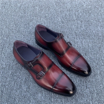Berluti 2020 Men's Leather Oxford Shoes - 벨루티 2020 남서용 레더 옥스퍼드 슈즈,Size(240-275),BERTS0144,레드