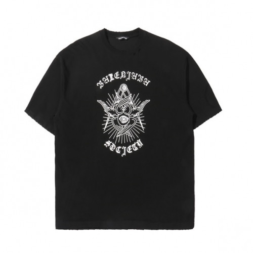 [발렌시아가]Balenciaga 2020 Mm/Wm Logo Cotton Short Sleeved Tshirts - 발렌시아가 2020 남자 로고 오버사이즈 코튼 반팔티 Bal0865x.Size(xs - l).블랙