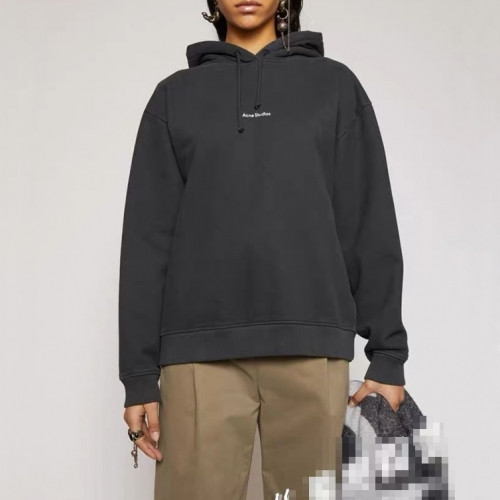 Acne Logo Cotton Oversize HoodT - 아크네 2019 남자 로고 코튼 오버사이즈 후드티 Acn0114x.Size(s - l).블랙