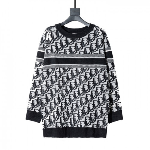Dior 2020 Mens Retro Logo Crew-neck Sweaters - 디올 2020 남성 레트로 로고 크루넥 스웨터 Dio0990x.Size(xs - l).블랙
