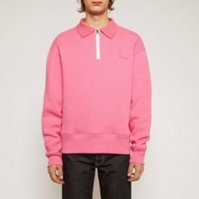 Acne 2020 Mm/Wm Logo Oversize Cotton Man-to-man - 아크네 2020 남/녀 로고 오버사이즈 코튼 맨투맨 Acn0116x.Size(s - l).핑크