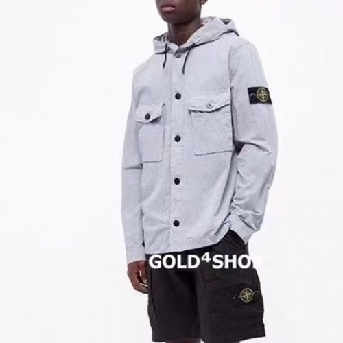 [매장판]Stone Island  2020 Mens Basic Casual Jackets - 스톤아일랜드 2020 남성 베이직 캐쥬얼 자켓 Sto0296x.Size(m - 2xl).그레이