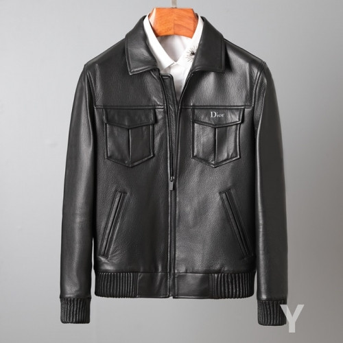 Dior 2020 Mens Logo Modern Leather Jacket - 디올 2020 남성 모던 가죽 자켓 Dio01028x.Size(m - 3xl).블랙