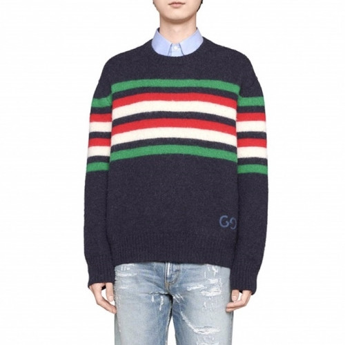Gucci 2020 Mens Logo Crew-neck Sweaters - 구찌 2020 남성 로고 코튼 크루넥 스웨터 Guc03256x.Size(s - xl).블랙