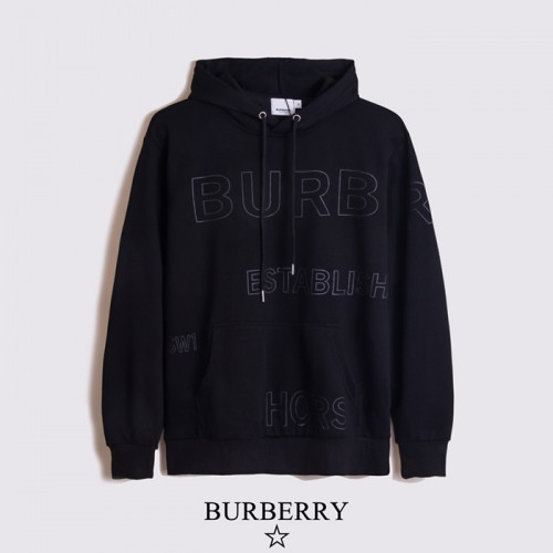Burberry 2020 Mm/Wm Logo Casual Hoodie - 버버리 2020 남/녀 로고 캐쥬얼 후드티 Bur03442x.Size(s - 2xl).블랙