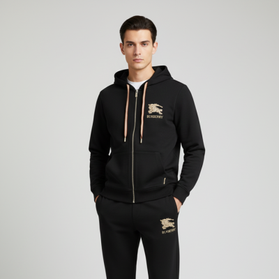 버버리 남성 캐쥬얼 블랙 츄리닝 - Burberry Mens Black Training Clothes - bu3472x