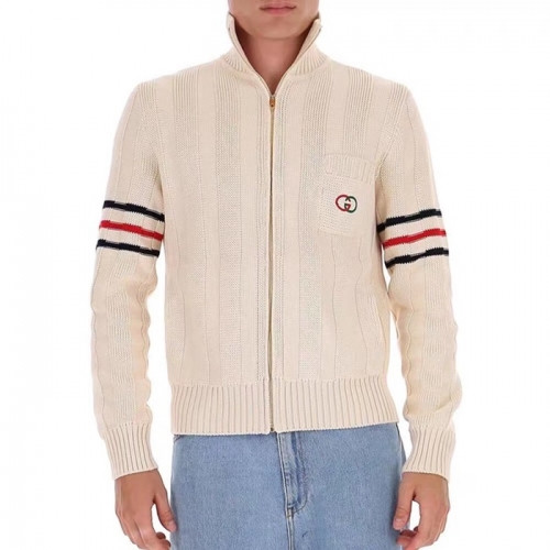 Gucci 2020 Mens Logo Zip-up Sweaters - 구찌 2020 남성 로고 집업 슬림핏 스웨터 Guc03301x.Size(s - l).베이지