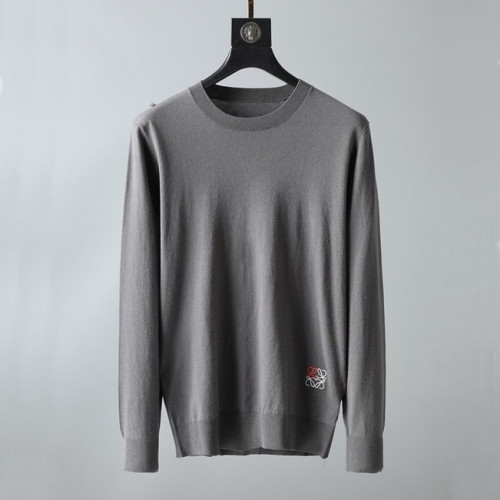 Loewe 2020 Mens Logo Crew-neck Wool Sweaters - 로에베 2020 남성 로고 크루넥 울 스웨터 Loe0336x.Size(m - 3xl).그레이