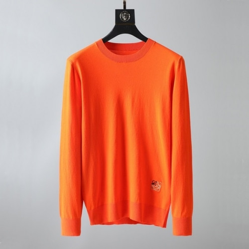 Loewe 2020 Mens Logo Crew-neck Wool Sweaters - 로에베 2020 남성 로고 크루넥 울 스웨터 Loe0339x.Size(m - 3xl).오렌지
