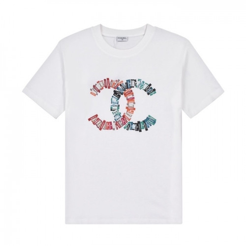 [샤넬]Chanel 2020 Mm/Wm 'CC' Logo Cotton Short Sleeved Tshirts - 샤넬 2020 남/녀 'CC'로고 코튼 반팔티 Cnl0640x.Size(xs - l).화이트