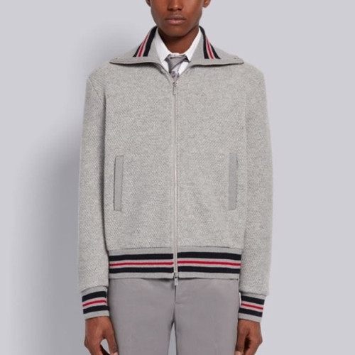 Thom Browne Mens Zip-up Sweaters - 톰브라운 남성 집업 스웨터 - thom1158x