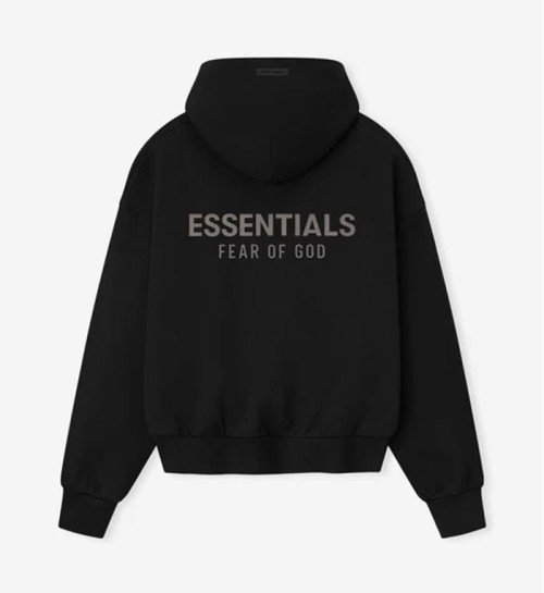 피어오브갓 남성 캐쥬얼 블랙 후드티 - Fear of god Mens Black Hoodie - fea0245x