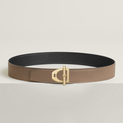 Hermeis Neo Etrier belt buckle & Reversible leather - 에르메스 네오 리버서블 벨트 - heb011x