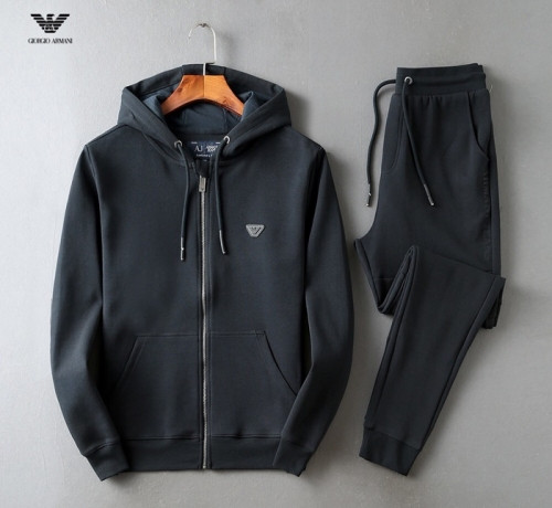 [알마니]Emporio Armani 2021 Mens Cotton Training Clothes&Pants - 알마니 2021 남성 코튼 트레이닝복&팬츠 Arm0864x.Size(m - 3xl).네이비