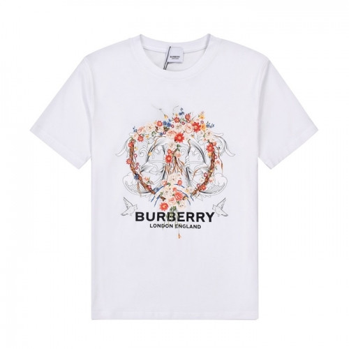 [버버리]Burberry 2021 Mm/Wm Logo Cotton Short Sleeved Tshirts - 버버리 2021 남/녀 로고 코튼 반팔티 Bur03648x.Size(s - xl).화이트