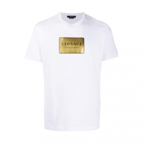 [베르사체]Versace 2021 Mens Logo Short Sleeved Tshirts - 베르사체 2021 남성 메두사 반팔티 Ver0783x.Size(s - 3xl).화이트