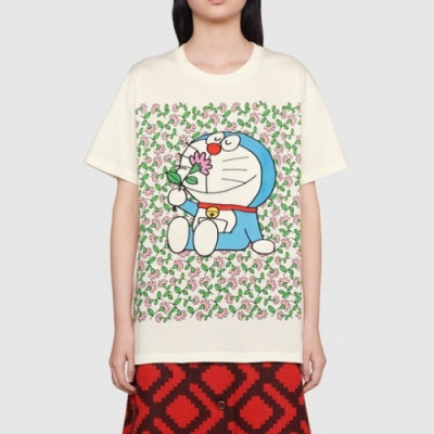 [매장판]Gucci 2021 Mm/Wm Logo Short Sleeved Tshirts - 구찌 2021 남/녀 로고 반팔티 Guc03414x.Size(xs - xl).화이트