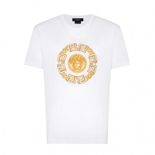 [베르사체]Versace 2021 Mens Logo Short Sleeved Tshirts - 베르사체 2021 남성 메두사 반팔티 Ver0791x.Size(s - 3xl).화이트