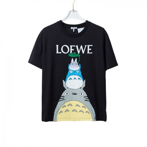 [로에베]Loewe 2021 Mm/Wm Smile Short Sleeved Tshirts - 로에베 2021 남/녀 스마일 반팔티 Loe0381x.Size(xs - l).블랙