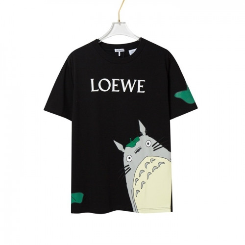 [로에베]Loewe 2021 Mm/Wm Smile Short Sleeved Tshirts - 로에베 2021 남/녀 스마일 반팔티 Loe0385x.Size(xs - l).블랙