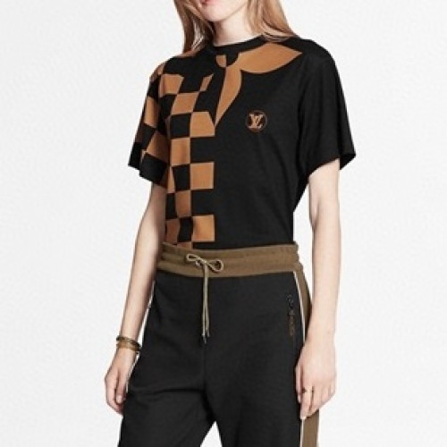 Louis vuitton 2021 Mm/Wm Logo Short Sleeved Tshirts - 루이비통 2021 남/녀 로고 반팔티 Lou02596x.Size(xs - l).블랙