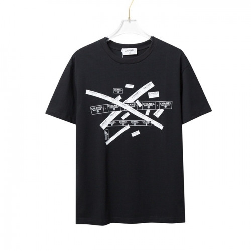[샤넬]Chanel 2021 Mm/Wm 'CC' Logo Cotton Short Sleeved Tshirts - 샤넬 2021 남/녀 'CC'로고 코튼 반팔티 Cnl0660x.Size(xs - l).블랙